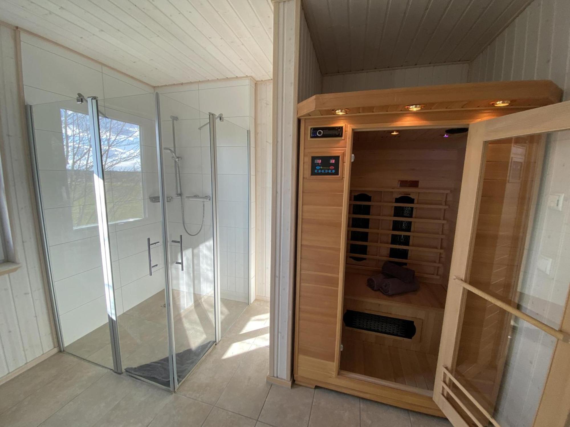 Ferienhaus Skipper Hus By Seeblick Ferien Oro, Kamin,Sauna 올페니츠 외부 사진